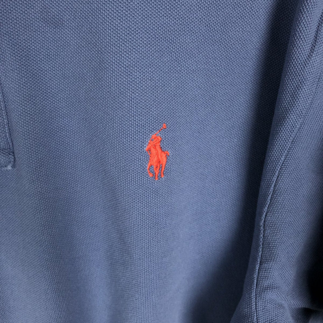Ralph Lauren POLO by Ralph Lauren short sleeve polo shirt, men's size M cotton Blue type light blue Vintage Second Hand