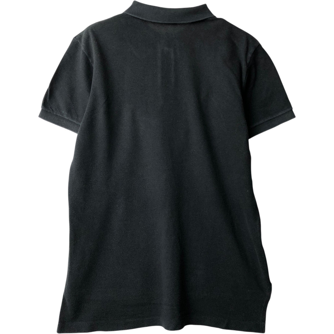 Lacoste IZOD Short-Sleeve Polo Shirt, Made in USA, Men's Size S (approx.) cotton black type Vintage Second Hand