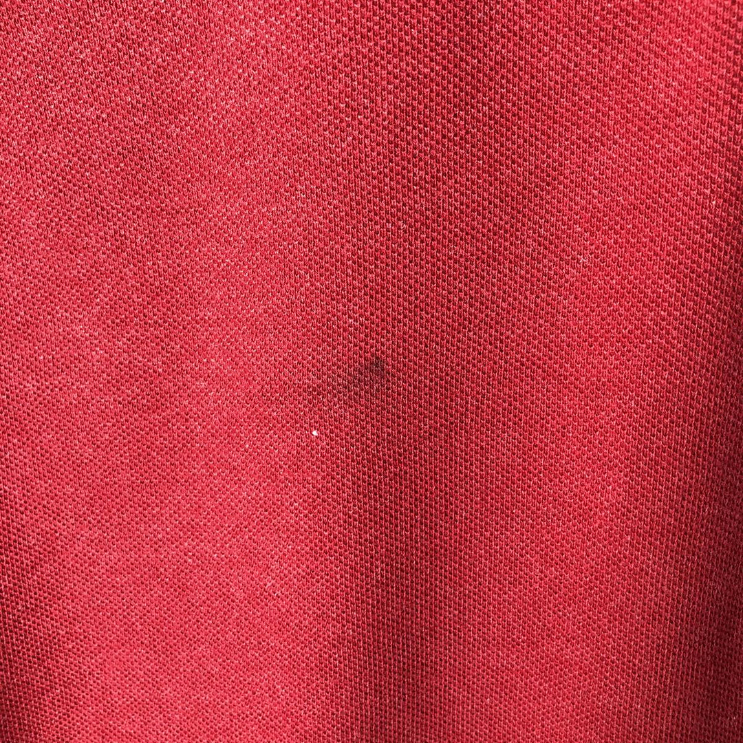 Lacoste LACOSTE SLIM FIT short sleeve polo shirt, men's XL size cotton red type Vintage Second Hand