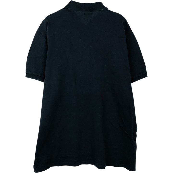 Ralph Lauren POLO by Ralph Lauren CUSTOM FIT short sleeve polo shirt, men's XL size Pima Cotton black type Vintage Second Hand