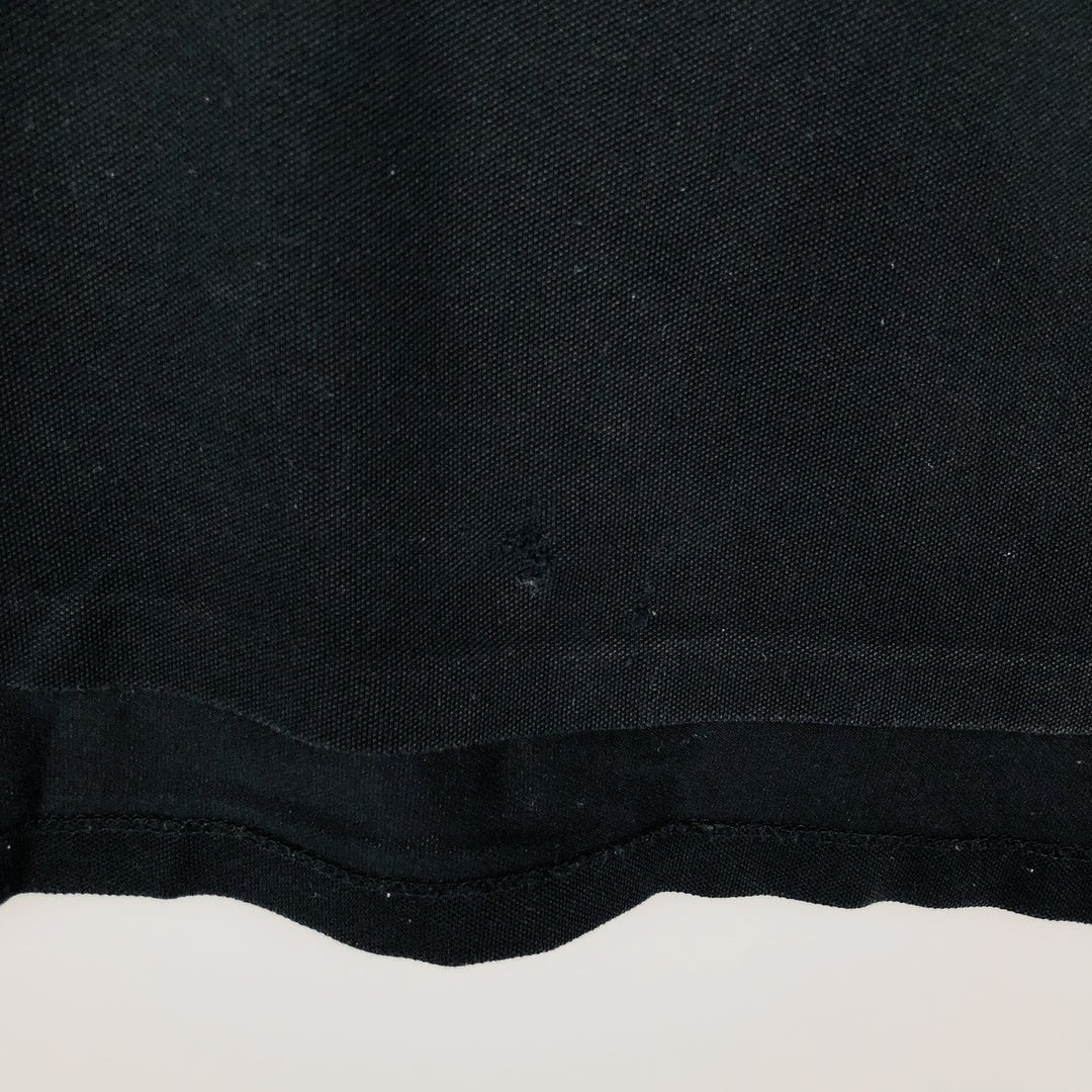 Ralph Lauren POLO by Ralph Lauren CUSTOM FIT short sleeve polo shirt, men's XL size Pima Cotton black type Vintage Second Hand