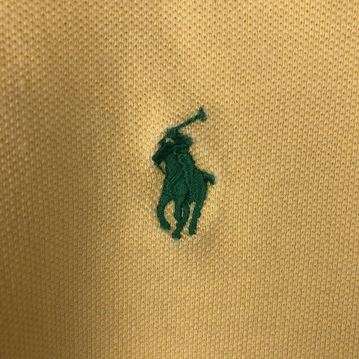 Ralph Lauren POLO by Ralph Lauren short sleeve polo shirt, men's size L cotton yellow type Vintage Second Hand