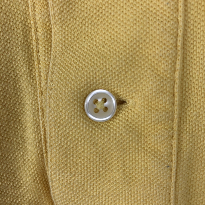 Ralph Lauren POLO by Ralph Lauren short sleeve polo shirt, men's size L cotton yellow type Vintage Second Hand