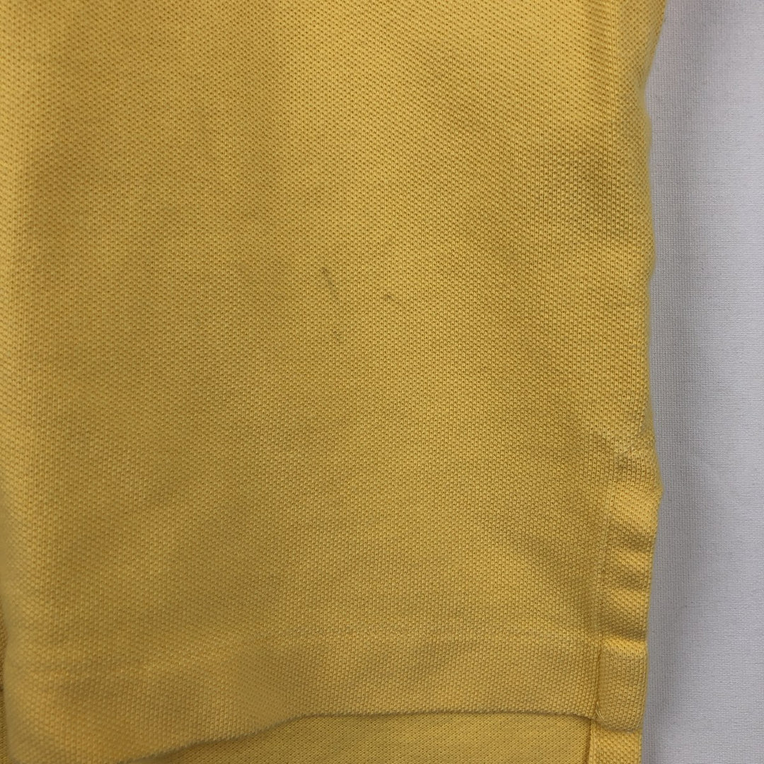 Ralph Lauren POLO by Ralph Lauren short sleeve polo shirt, men's size L cotton yellow type Vintage Second Hand