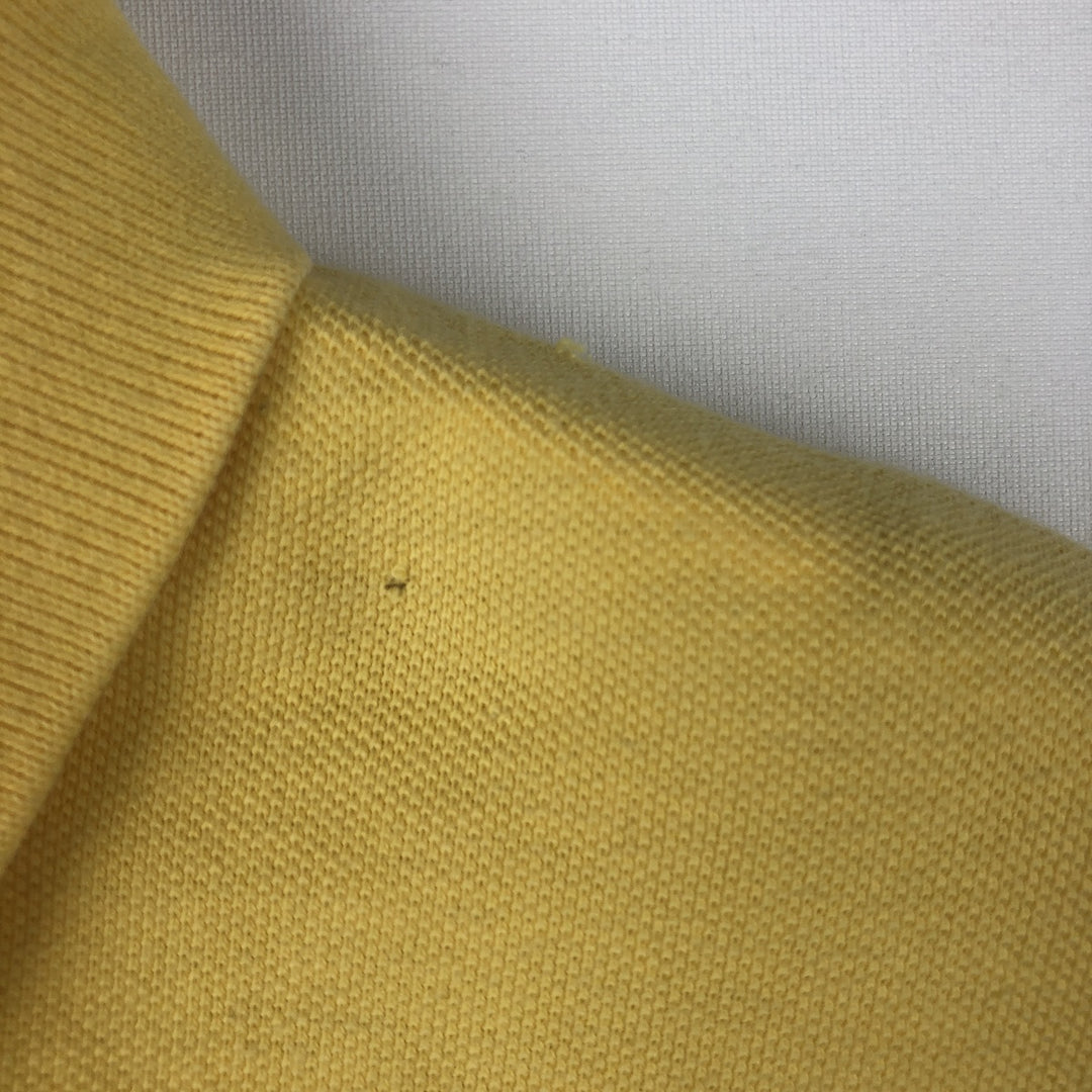 Ralph Lauren POLO by Ralph Lauren short sleeve polo shirt, men's size L cotton yellow type Vintage Second Hand