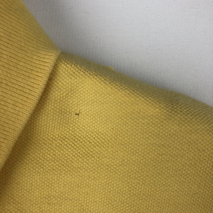 Ralph Lauren POLO by Ralph Lauren short sleeve polo shirt, men's size L cotton yellow type Vintage Second Hand