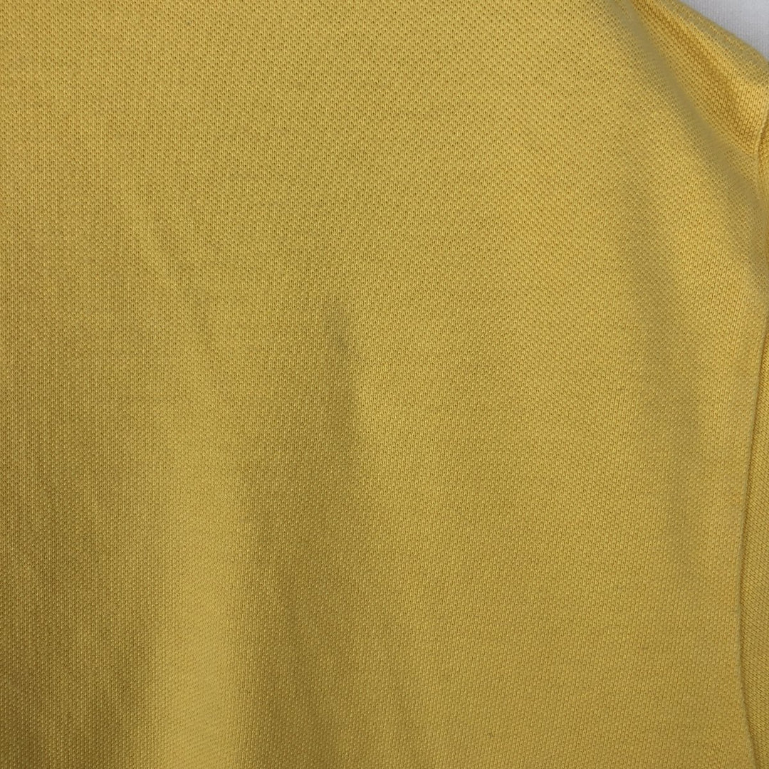 Ralph Lauren POLO by Ralph Lauren short sleeve polo shirt, men's size L cotton yellow type Vintage Second Hand