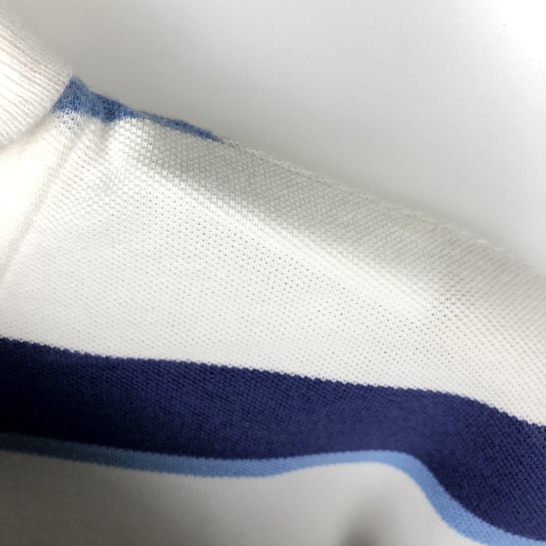 Ralph Lauren POLO by Ralph Lauren short sleeve striped polo shirt, size S for men cotton white type Vintage Second Hand