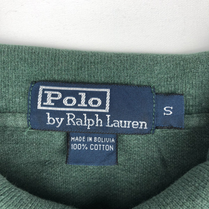 Ralph Lauren POLO by Ralph Lauren short sleeve polo shirt, size S for men cotton green type Vintage Second Hand
