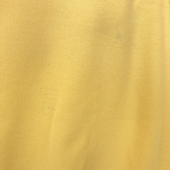 Lacoste Regular Fit short sleeve polo shirt, men's size L cotton yellow type Vintage Second Hand