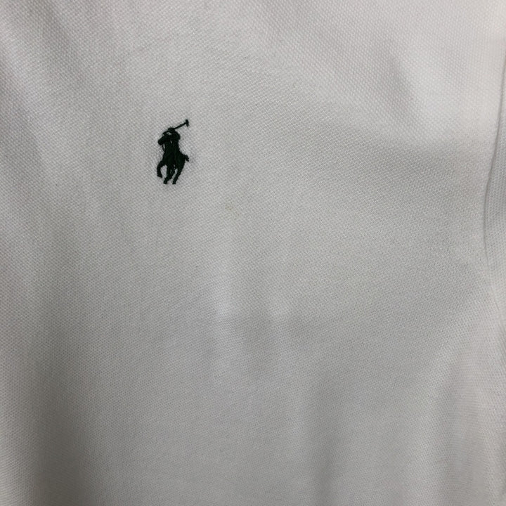 Ralph Lauren POLO by Ralph Lauren short sleeve polo shirt, men's XL size cotton white type Vintage Second Hand