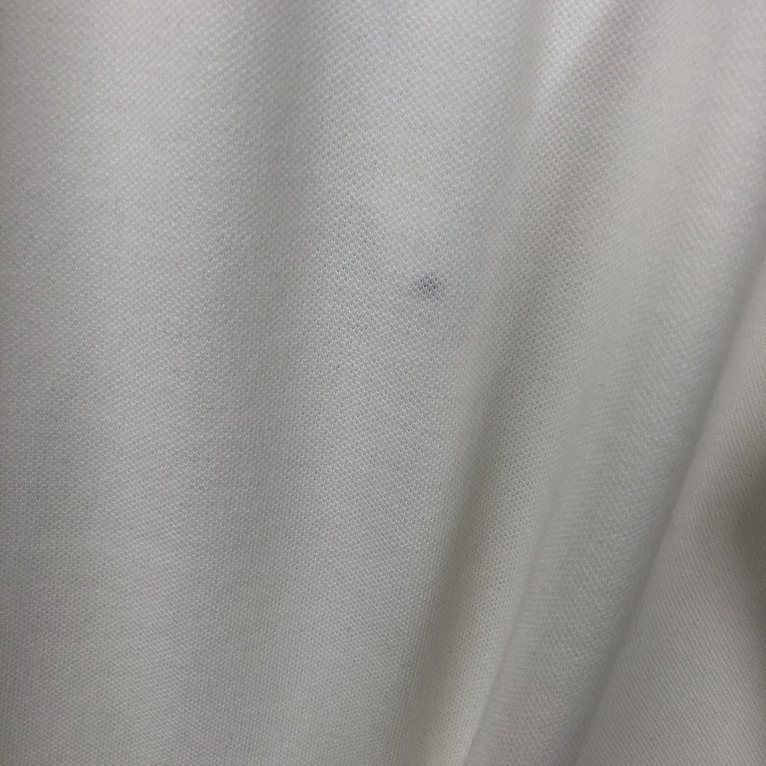 Ralph Lauren POLO by Ralph Lauren short sleeve polo shirt, men's XL size cotton white type Vintage Second Hand