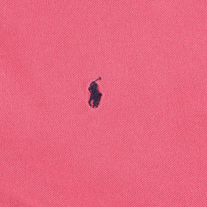 Ralph Lauren POLO by Ralph Lauren short sleeve polo shirt, men's XL size cotton pink type Vintage Second Hand