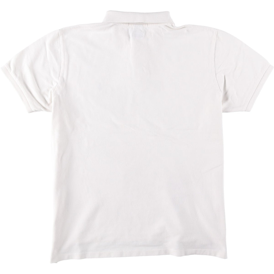 Ralph Lauren POLO by Ralph Lauren SLIM FIT Short-Sleeve Polo Shirt, Men's Size XL (approx.) cotton white type Vintage Second Hand