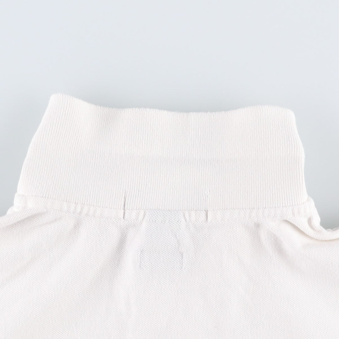 Ralph Lauren POLO by Ralph Lauren SLIM FIT Short-Sleeve Polo Shirt, Men's Size XL (approx.) cotton white type Vintage Second Hand