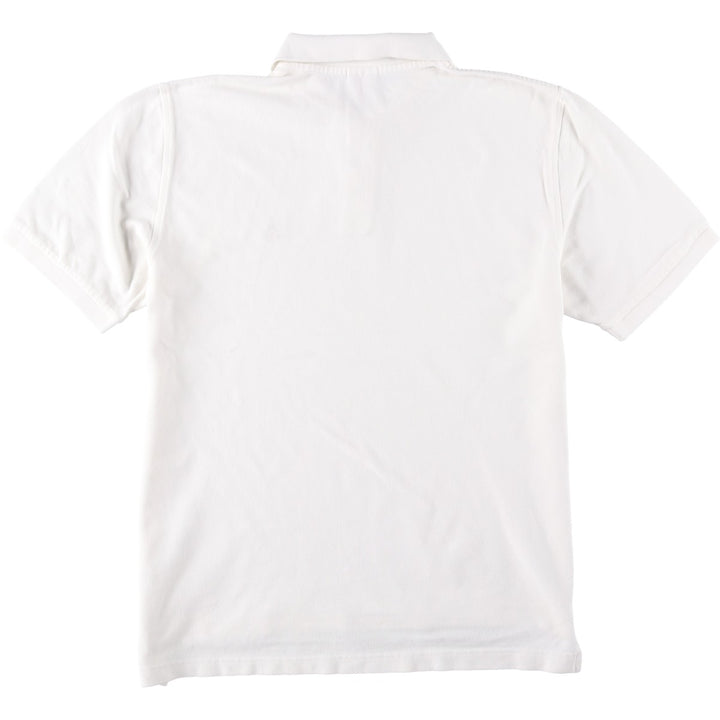 Brooks Brothers 346 Original Fit Short-Sleeve Polo Shirt, Men's Size L (approx.) cotton white type Vintage Second Hand