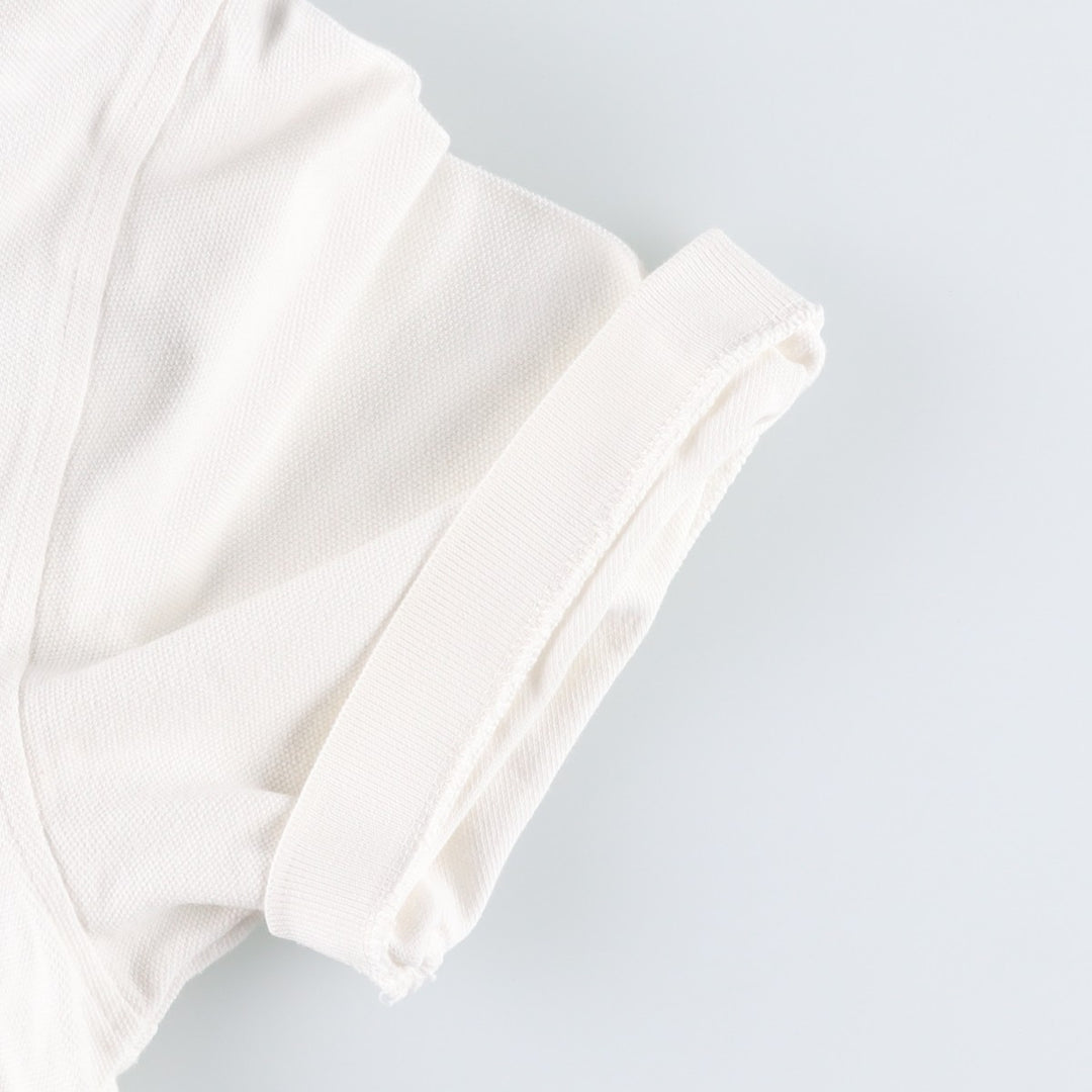 Brooks Brothers 346 Original Fit Short-Sleeve Polo Shirt, Men's Size L (approx.) cotton white type Vintage Second Hand