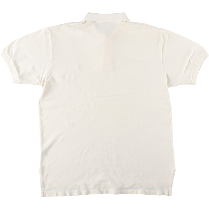 Ralph Lauren POLO by Ralph Lauren short sleeve polo shirt, men's size L cotton white type Vintage Second Hand