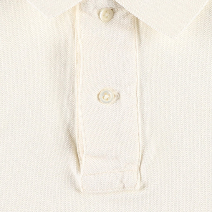 Ralph Lauren POLO by Ralph Lauren short sleeve polo shirt, men's size L cotton white type Vintage Second Hand