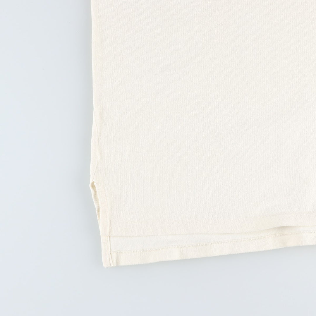 Ralph Lauren POLO by Ralph Lauren short sleeve polo shirt, men's size L cotton white type Vintage Second Hand