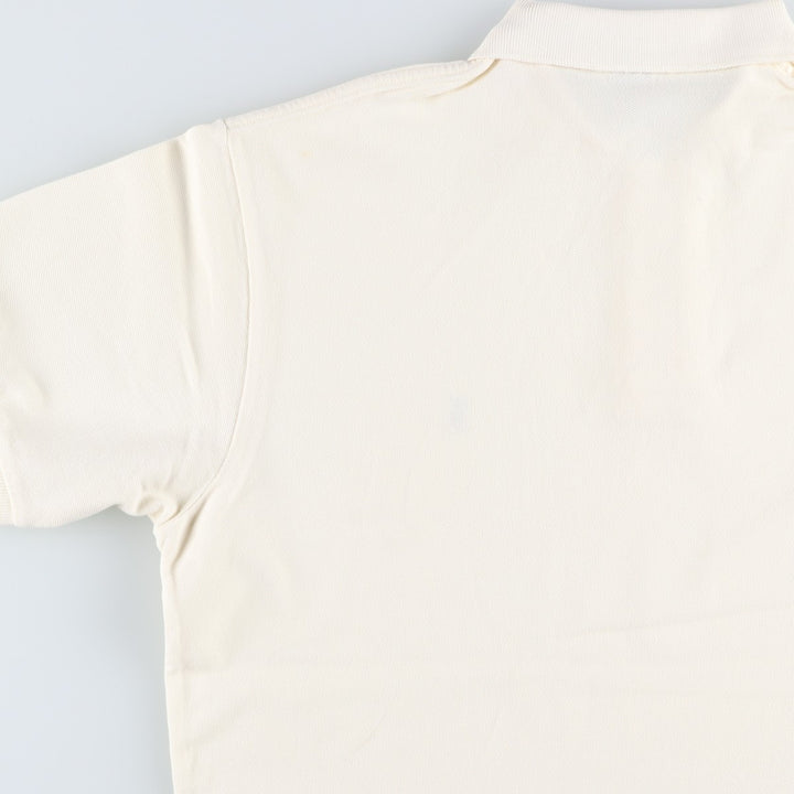 Ralph Lauren POLO by Ralph Lauren short sleeve polo shirt, men's size L cotton white type Vintage Second Hand