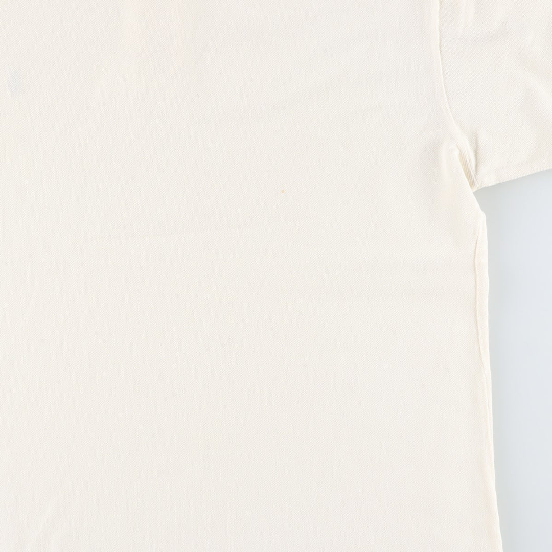 Ralph Lauren POLO by Ralph Lauren short sleeve polo shirt, men's size L cotton white type Vintage Second Hand