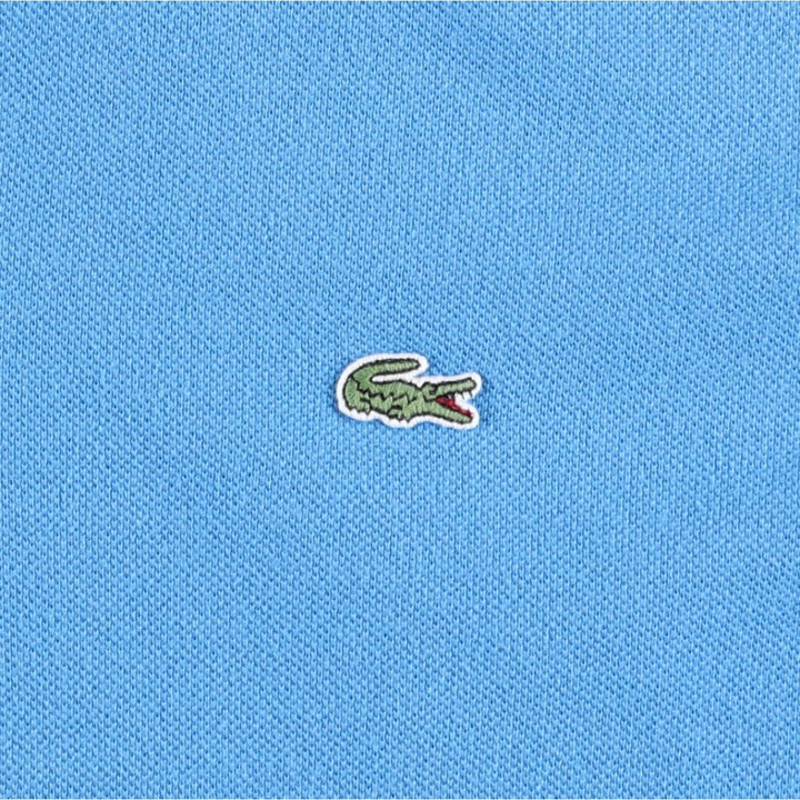 Lacoste LACOSTE French design short sleeve polo shirt No. 7 Men's XXL equivalent cotton Blue type light blue Vintage Second Hand