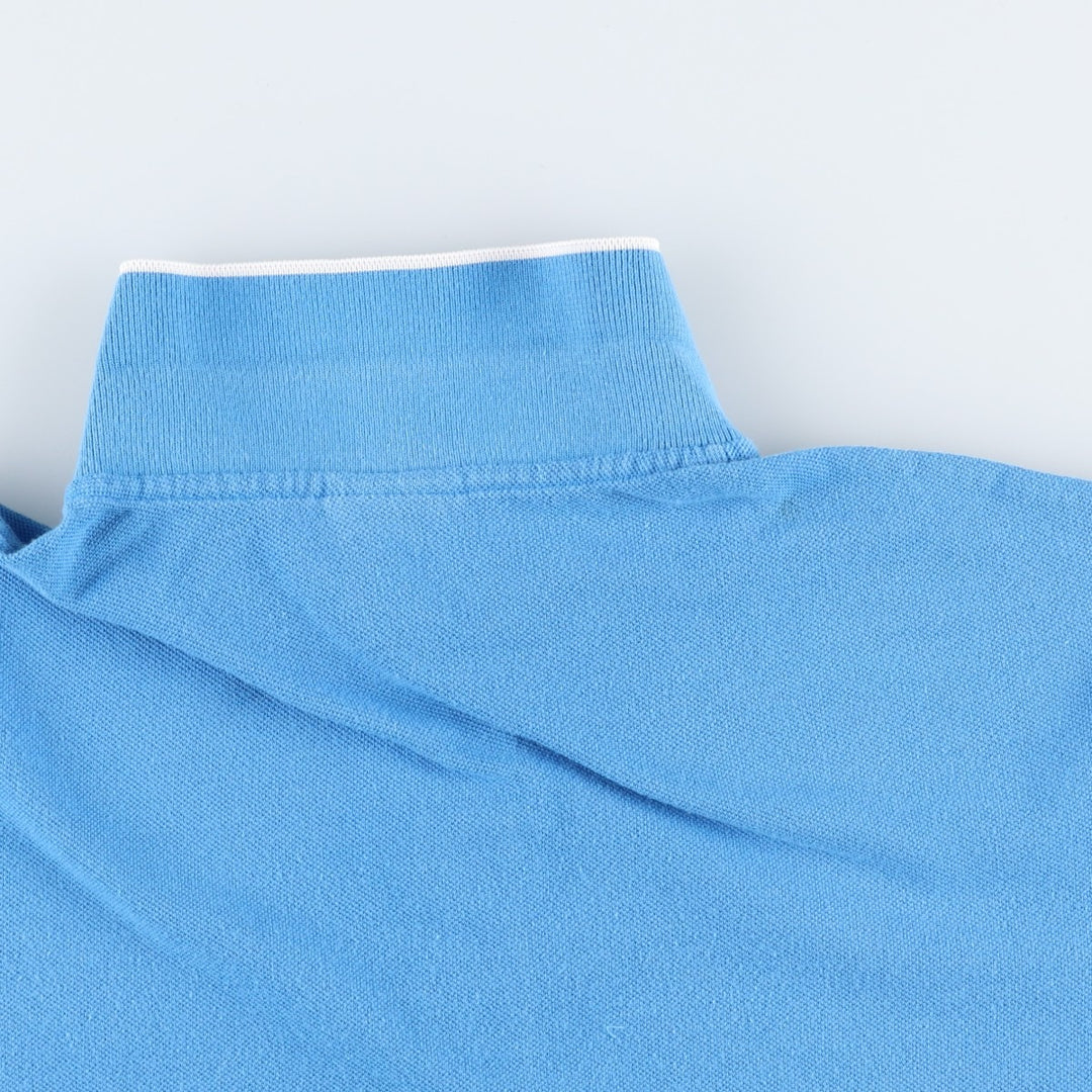 Lacoste LACOSTE French design short sleeve polo shirt No. 7 Men's XXL equivalent cotton Blue type light blue Vintage Second Hand
