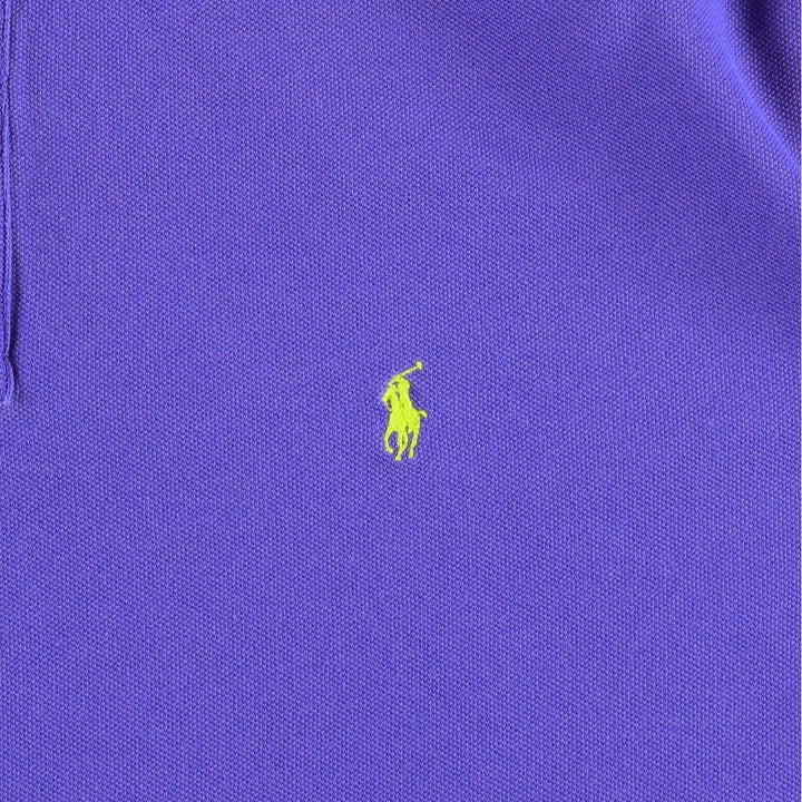 Ralph Lauren POLO by Ralph Lauren short sleeve polo shirt, men's XL size cotton purple type Vintage Second Hand
