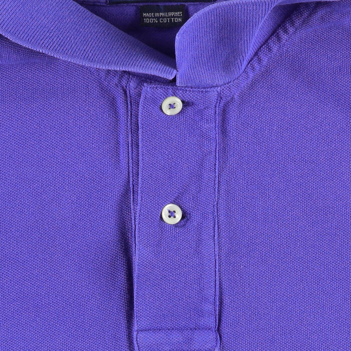 Ralph Lauren POLO by Ralph Lauren short sleeve polo shirt, men's XL size cotton purple type Vintage Second Hand
