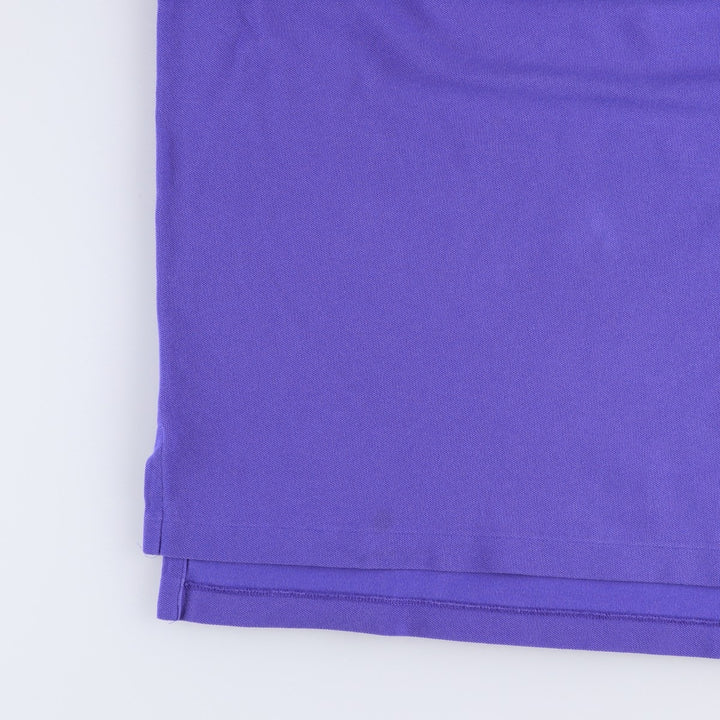 Ralph Lauren POLO by Ralph Lauren short sleeve polo shirt, men's XL size cotton purple type Vintage Second Hand