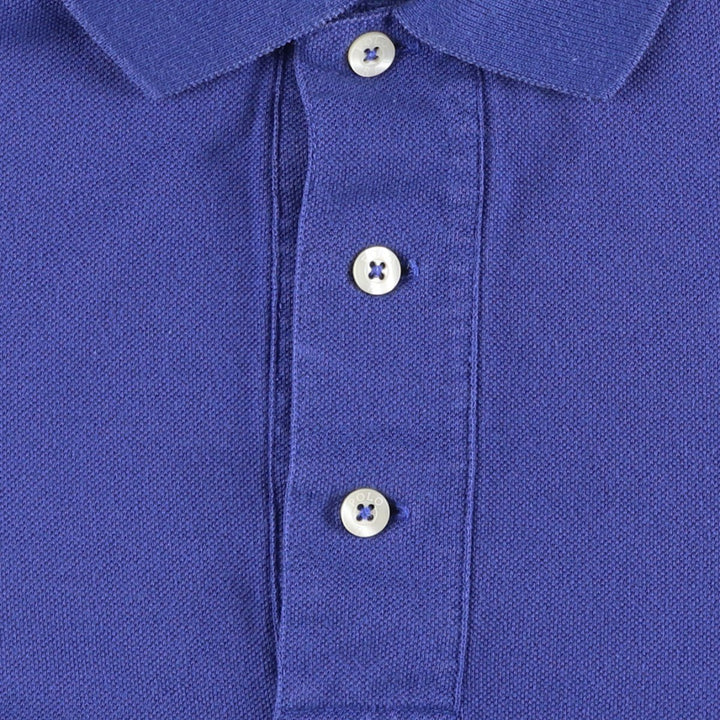 Ralph Lauren POLO by Ralph Lauren short sleeve polo shirt, men's size M cotton blue type Vintage Second Hand