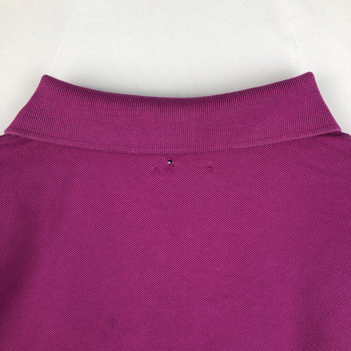Ralph Lauren POLO by Ralph Lauren Pima Stretch Mesh CUSTOM FIT Short-Sleeve Polo Shirt, Men's Size L (approx.) Pima Cotton purple type Vintage Second Hand