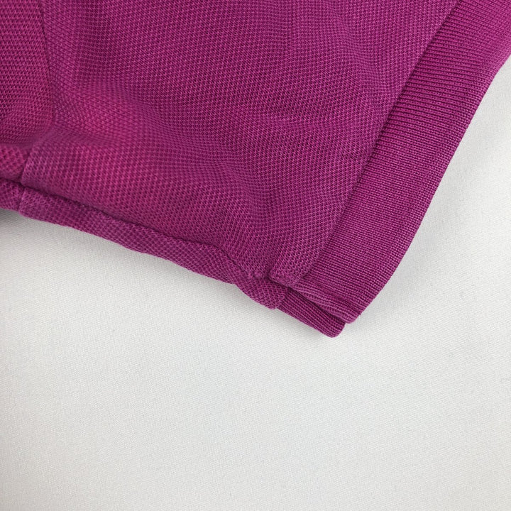 Ralph Lauren POLO by Ralph Lauren Pima Stretch Mesh CUSTOM FIT Short-Sleeve Polo Shirt, Men's Size L (approx.) Pima Cotton purple type Vintage Second Hand