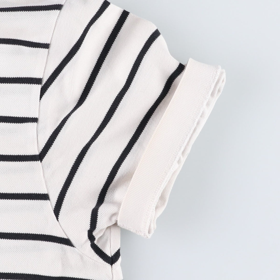 Ralph Lauren POLO by Ralph Lauren short sleeve striped polo shirt, men's size L Pima Cotton white type Vintage Second Hand