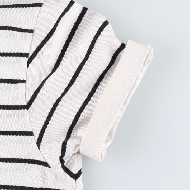 Ralph Lauren POLO by Ralph Lauren short sleeve striped polo shirt, men's size L Pima Cotton white type Vintage Second Hand
