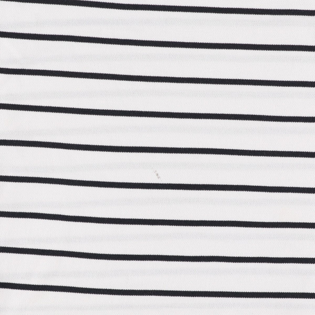 Ralph Lauren POLO by Ralph Lauren short sleeve striped polo shirt, men's size L Pima Cotton white type Vintage Second Hand