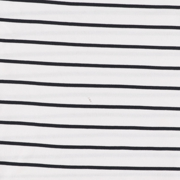 Ralph Lauren POLO by Ralph Lauren short sleeve striped polo shirt, men's size L Pima Cotton white type Vintage Second Hand