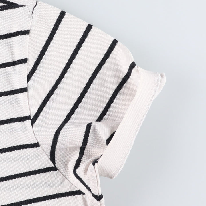 Ralph Lauren POLO by Ralph Lauren short sleeve striped polo shirt, men's size L Pima Cotton white type Vintage Second Hand