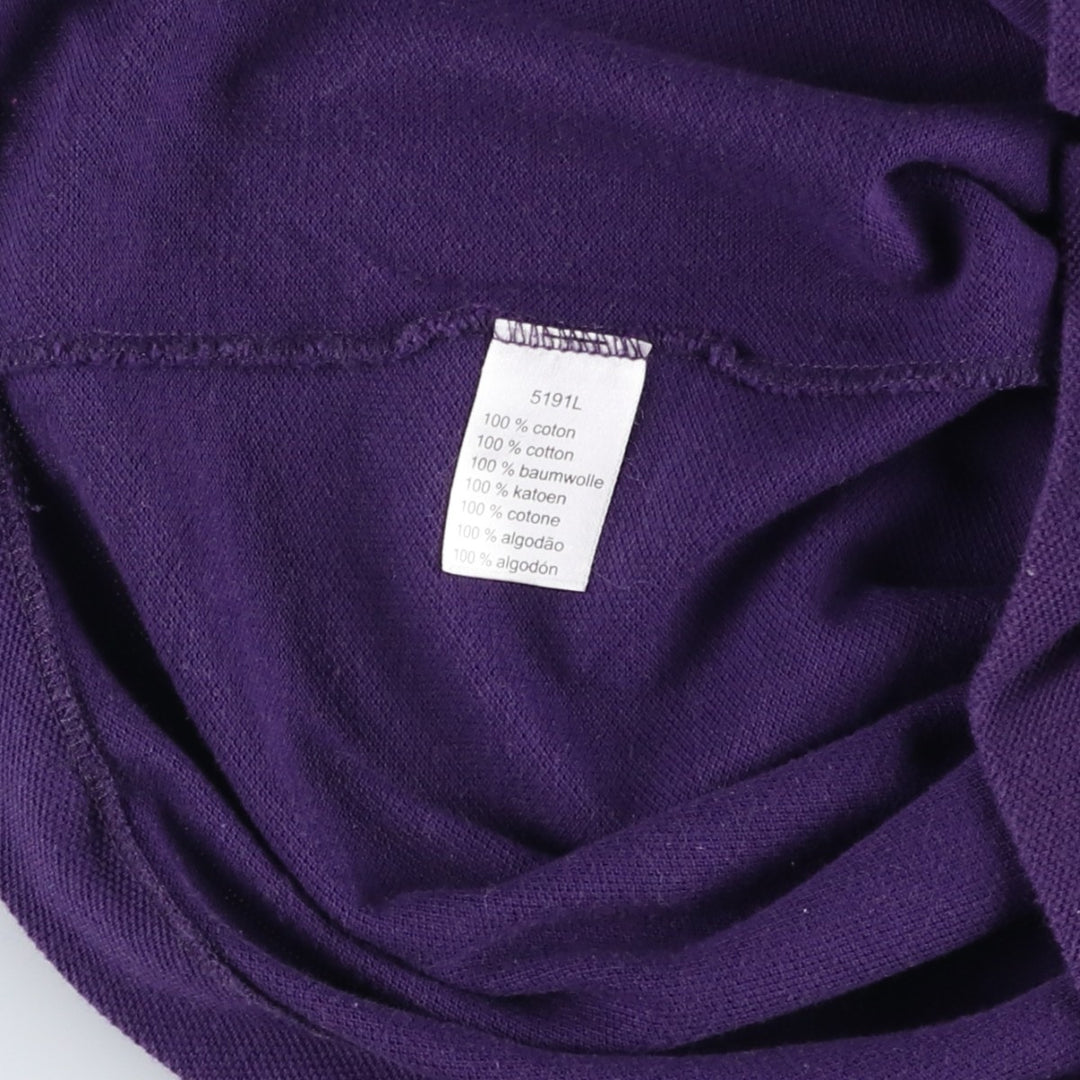 Lacoste LACOSTE French design short sleeve polo shirt size 5 men's M size cotton purple type Vintage Second Hand