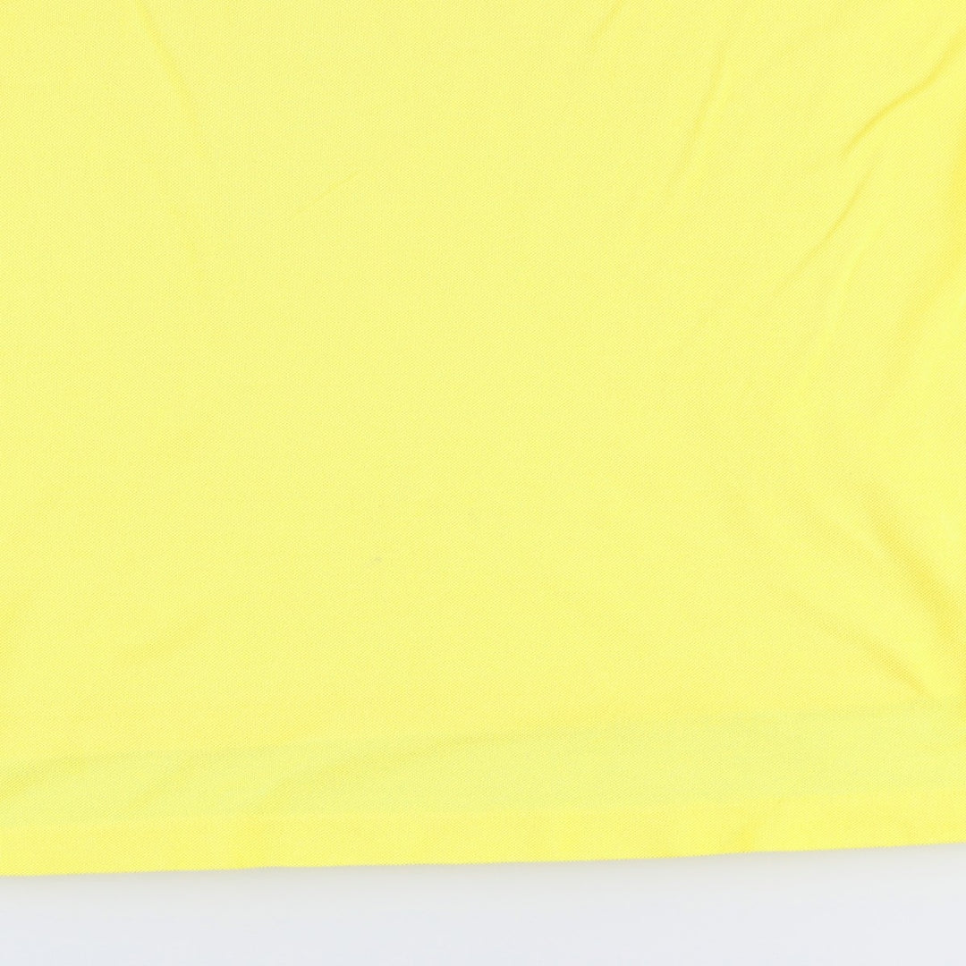 Ralph Lauren POLO by Ralph Lauren short sleeve polo shirt, men's size M Pima Cotton lemon yellow Vintage Second Hand