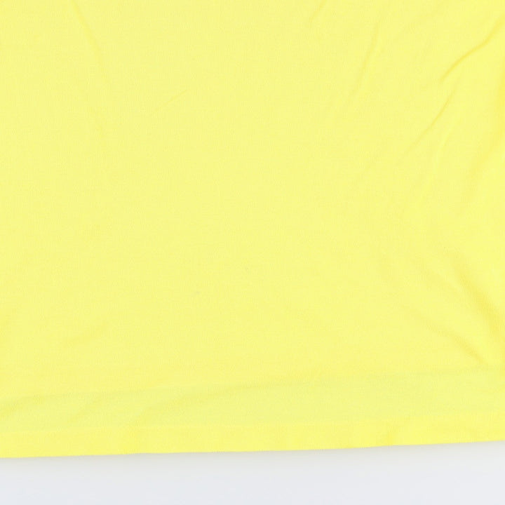 Ralph Lauren POLO by Ralph Lauren short sleeve polo shirt, men's size M Pima Cotton lemon yellow Vintage Second Hand