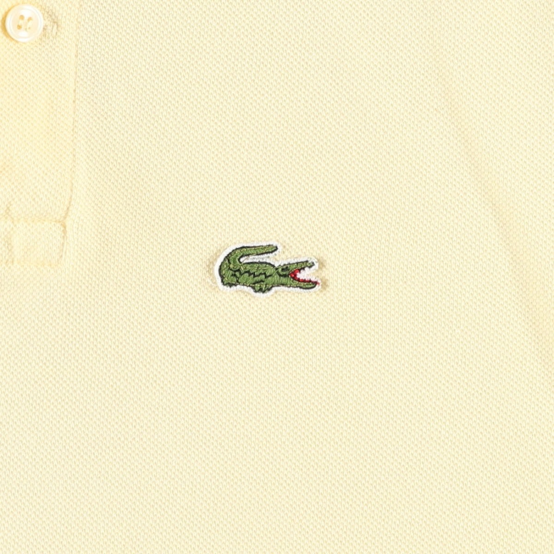 1970'S Lacoste IZOD Short-Sleeve Polo Shirt, Made in USA, Men's Size XL (Equivalent), Vintage cotton yellow type Vintage Second Hand