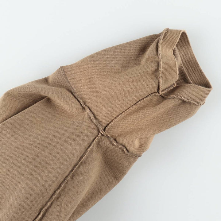 Lacoste LACOSTE French design short sleeve polo shirt size 5, men's L size cotton beige type brown Vintage Second Hand