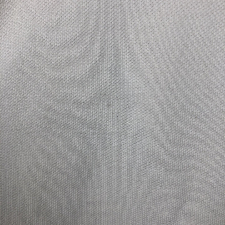 Champion Ohio State College Short-Sleeve Polo Shirt (Men's Size L) cotton white type Vintage Second Hand
