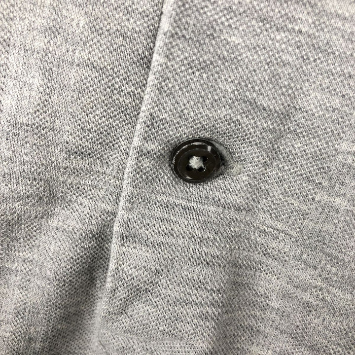 Ralph Lauren POLO GOLF Polo Golf short sleeve check polo shirt men's size L cotton gray type Vintage Second Hand