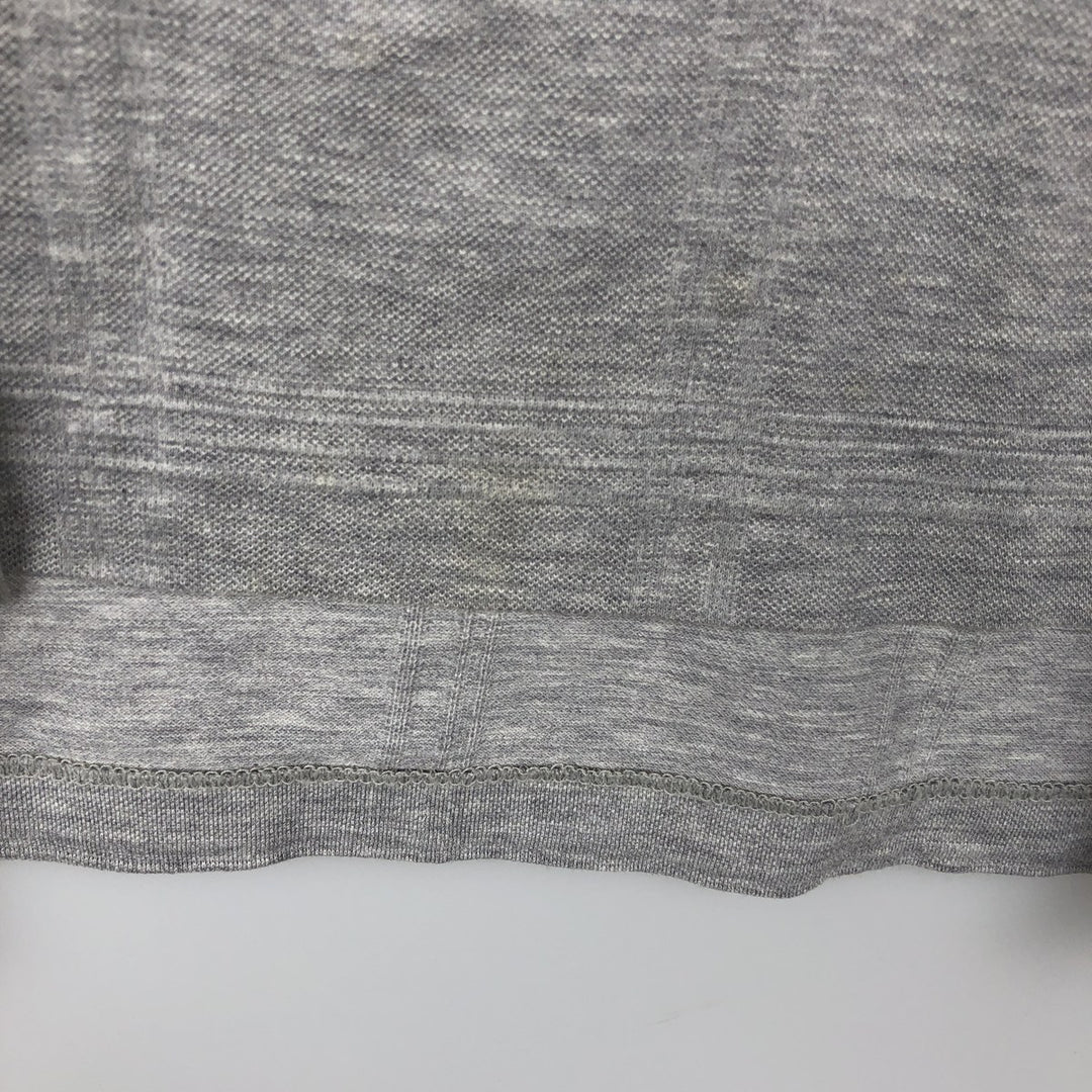 Ralph Lauren POLO GOLF Polo Golf short sleeve check polo shirt men's size L cotton gray type Vintage Second Hand