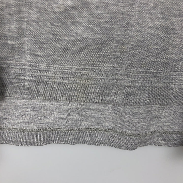 Ralph Lauren POLO GOLF Polo Golf short sleeve check polo shirt men's size L cotton gray type Vintage Second Hand