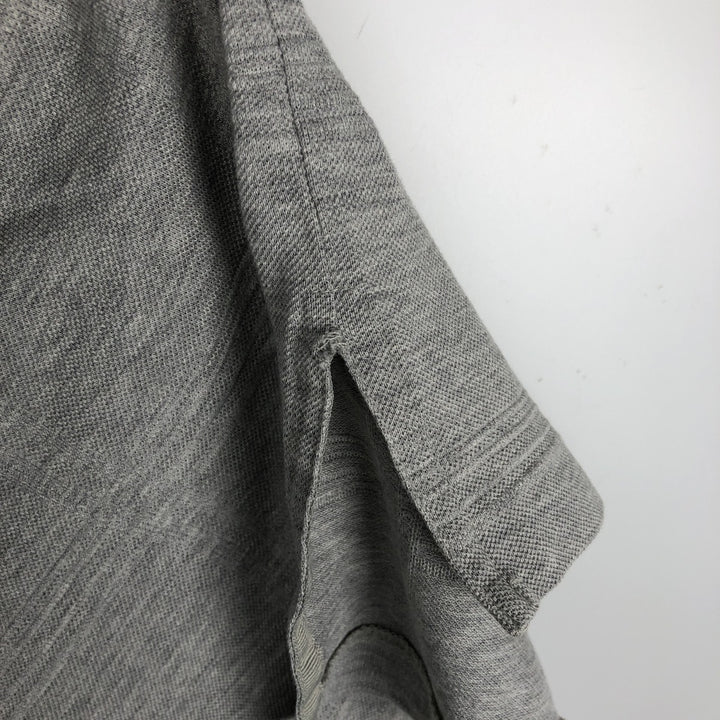 Ralph Lauren POLO GOLF Polo Golf short sleeve check polo shirt men's size L cotton gray type Vintage Second Hand