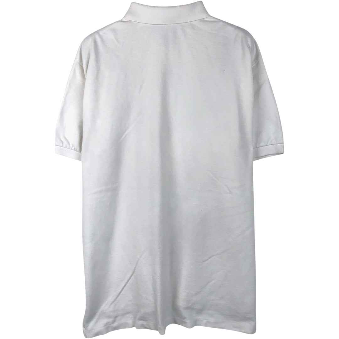 Ralph Lauren POLO by Ralph Lauren short sleeve polo shirt, men's size L unclear white type Vintage Second Hand